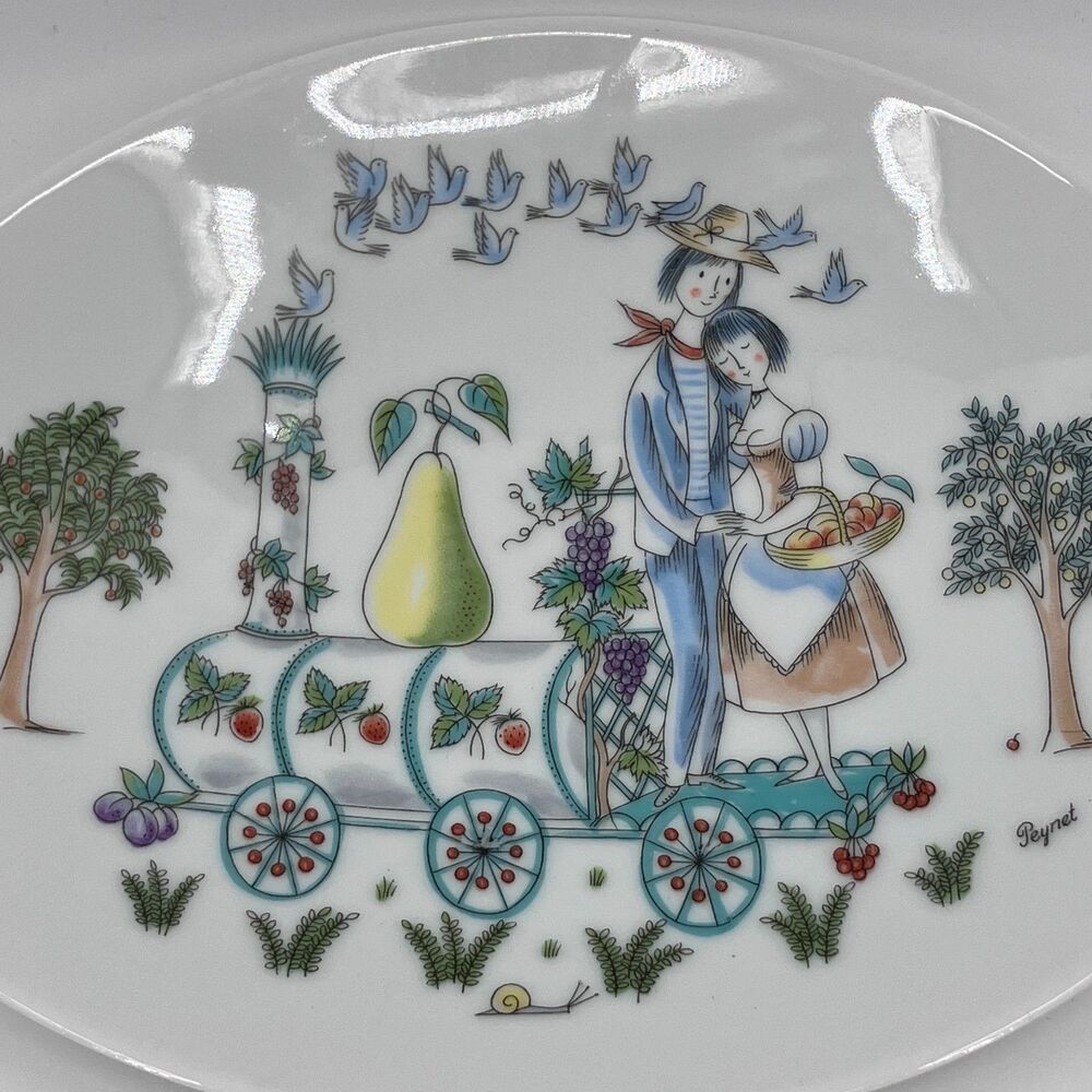 Vintage Rosenthal Germany Porcelain Raymond Peynet Lover's Series Trinket Dish
